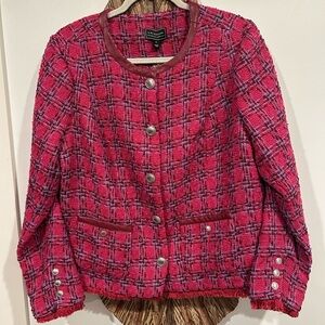 G by Giuliana Pink Tweed Blazer